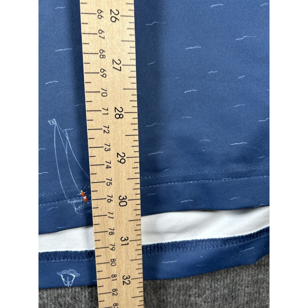 William Murray Polo Shirt Mens XXL Blue Sailboat Golf Performance Short Sleeve - Picture 6 of 8